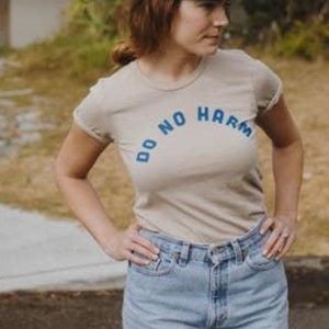 The Bee & The Fox Do No Harm + But Take No Shit Unisex Adult Tee